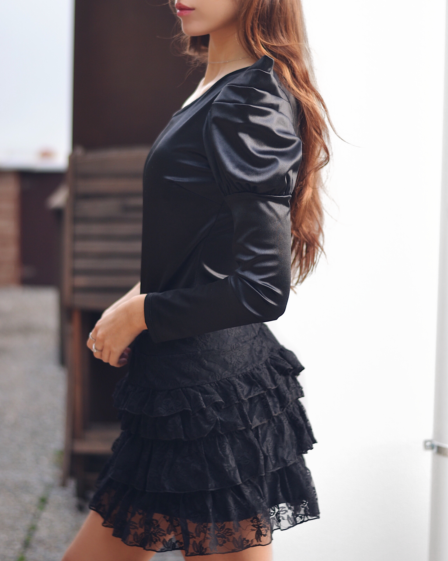 Body con una manga abullonada